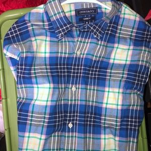 Crown & Ivy Long Sleeve Button-down Shirt